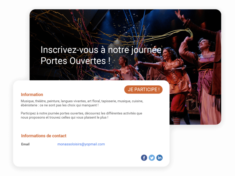 Billetterie pour associations